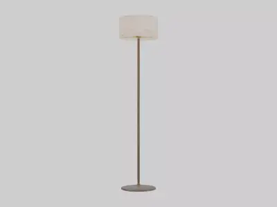 Floor lamp base model Low-poly 3D model