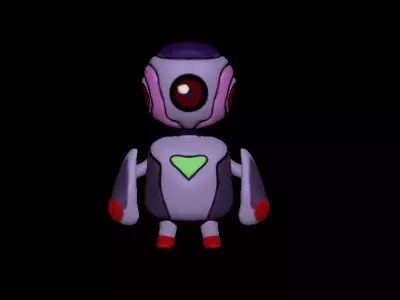 Mini Robot High Poly 3D model