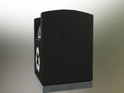 garbage container modern 3D model