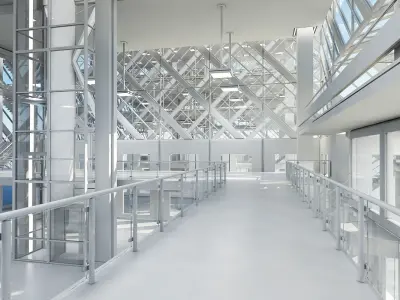 Office Building Tower 3 3D model