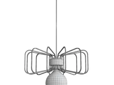 Daisy Pendant Light Low-poly 3D model