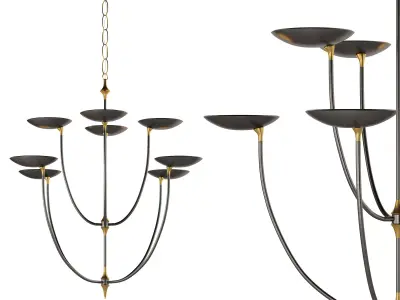 Chandelier Visual Comfort Keira collection XL  3D model