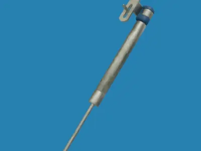 Hydraulic Piston 01 3D model