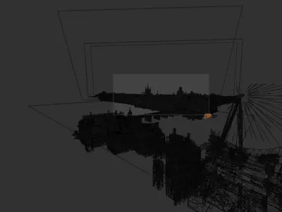 Big Ben London Low-poly 3D model