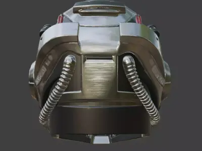 SciFi Helmet 3D model