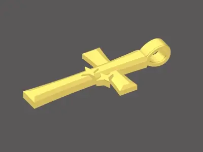 Cross Pendant Design  3D print model