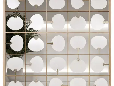 Fan partition 3D model