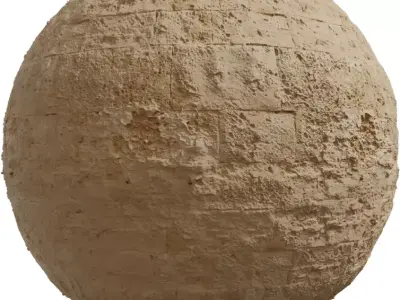 Eroded Sandstone Ashlar PBR Texture Texture