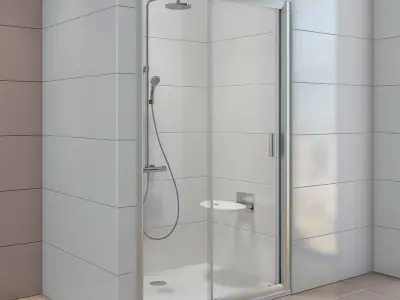 Shower doors Ravak Rapier 3D model