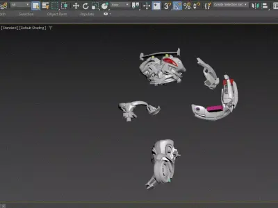 Transformers 3DS MAX Upgrade Kit for MPM JAZZ  3D print model