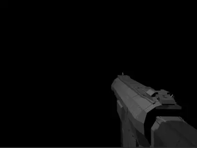 Sci Fi SMG  Low-poly 3D model