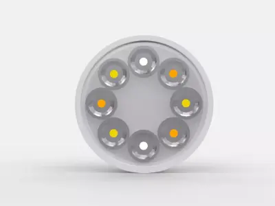 MR16 LED Spotlight Low-poly 3D model