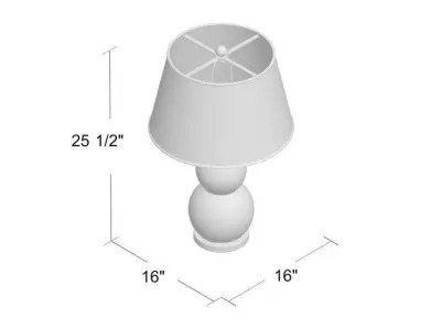 Mcmartin Table Lamp Light 3D model