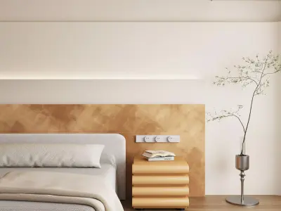 Bedroom interior scenes 3D model