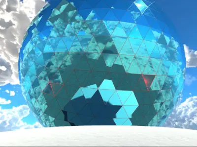 Sci-Fi Building 8 3D model