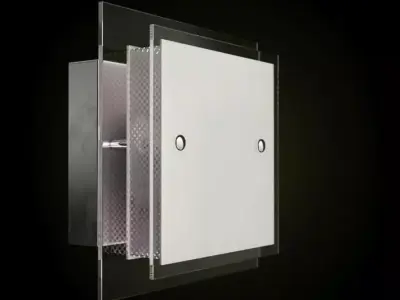 Modern Wall Lamp 3D model 2