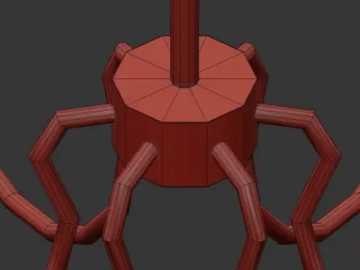Gold Drum 6 3D model