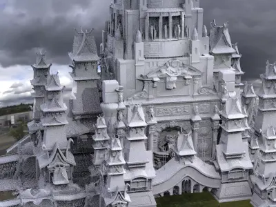 Grand Empires Library bridge 3D model