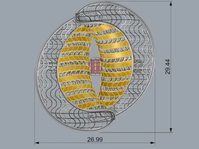  FUSION LIGHT RING COLLECTION-RB10- 3D print model