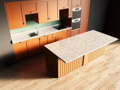 88-Kitchen4 matte 8 3D model