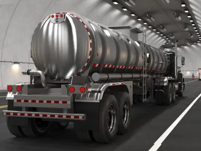  Medium Duty Truck and Tanker Trailer 