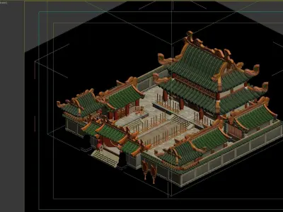 Ancient Architecture 3D model 13