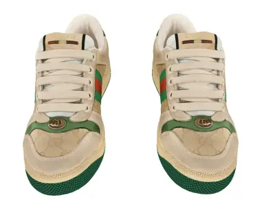 GUCCI screener GG casual  sneaker 3D model