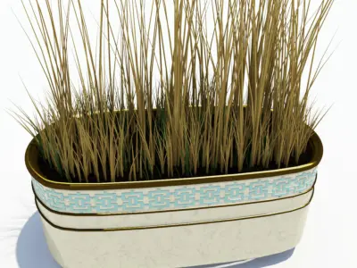 Marble Flower Bed 3D model