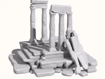 Ancient Ruins 2 3D print model