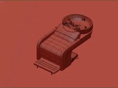  Shampoo bed 3D print model