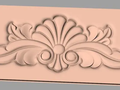 Artcam 3D relief STL models for CNC woodworking E144 3D model