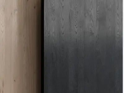 Oak Knotty wood with 3 materials Texture