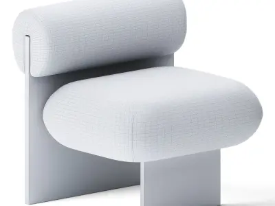 LArt Lounge Chair by Fomu 3D model