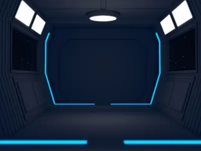 Sci Fi Corridor 3D model