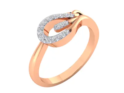 Women Ring Render 3dm STL MTL OBJ FBX Details 3D print model order