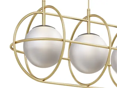Eclipse Linear Pendant by lightology 3D model