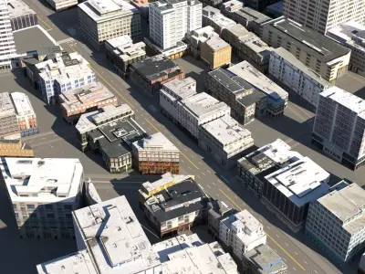 City 125 Low-poly 3D model