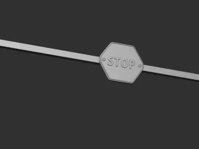 PARKING CAR BARRIER 3D print model