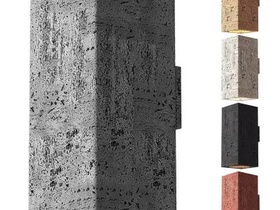 APPLIQUE LED WABI-SABI Low-poly 3D model