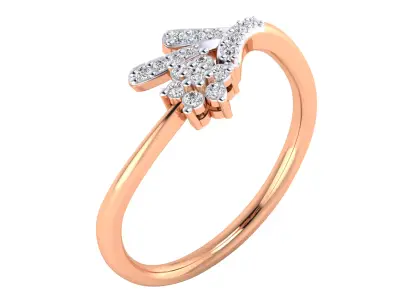  Women Ring Render 3dm STL MTL SLC JCD OBJ FBX Details 3D print model 18