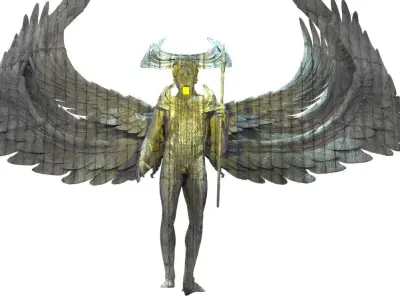 Heavens Portal messenger 3D model