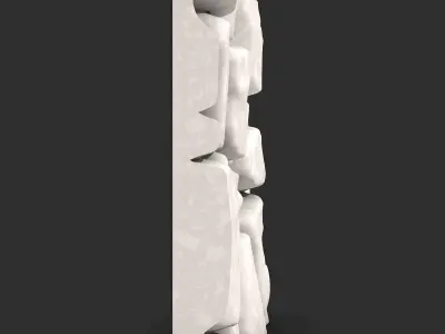 Weathered Stone Facade Geometry 3D print model purchase