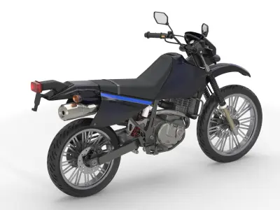 Generic Motorcycle 05 3D model