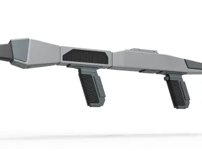 Starfleet Type 3 Phaser Rifle from Star Trek TNG and DSN 3D print model