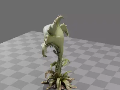 Alien Plant Carnivore 3D model