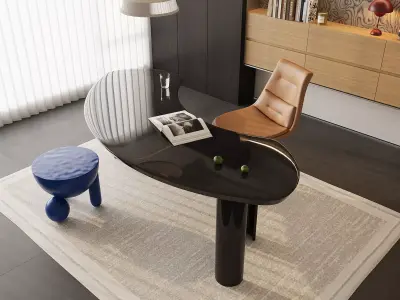 Modern Home Office 3D model