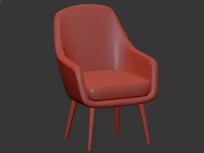 chair arm Sally 3D model
