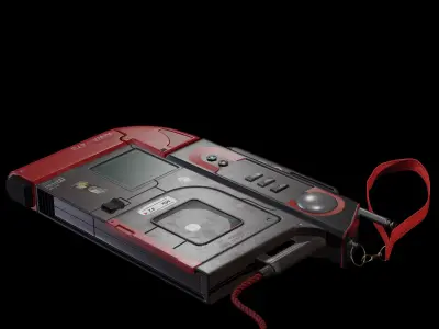  Sci Fi Walkman   AIWA Low-poly 3D model