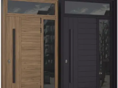 Entrance door set259 3D model