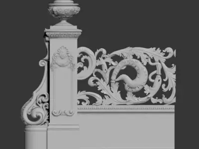  Classic wooden stairs Texture